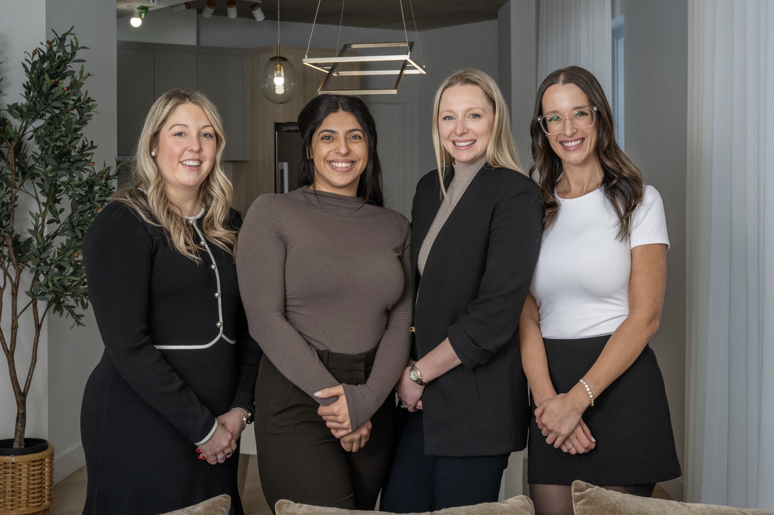 The sales team at Solaia Condos